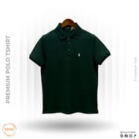 Ralph Polo Premium Cotton Pique Polo Shirt - Forest Green_img_0