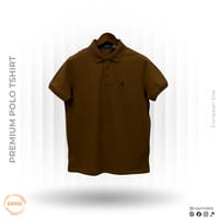 Ralph Polo Premium Cotton Pique Polo Shirt - Coffee Brown_img_0