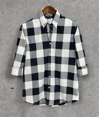 Tommy Hilfiger Black and White Buffalo Check Slim Fit Shirt_img_0