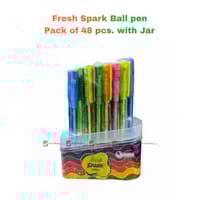 Fresh Spark Ball pen Pack of 48 pcs with Jar_img_0