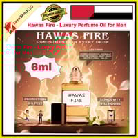 Hawas Fire attar - Luxury Perfume Oil attar Premium for Men 3ml or 6ml– Strong, Long Lasting, Arabic Fragrance – Ideal for Office, Date & Special Occasions_img_1
