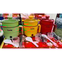 Prestige Mini Multicooker Non stick Coated inner pot Portable Electric Multicooker Cooking Pot With Steamer and Multipurpose 2 Liter_img_3