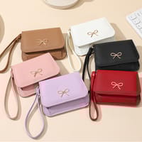 Women's Litchi Pattern Leather Coin Purse_img_0
