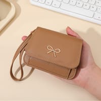 Women's Litchi Pattern Leather Coin Purse_img_3