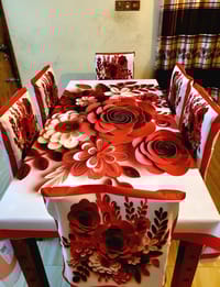 3D Digital Printed Dining Chair Table Cover_img_3