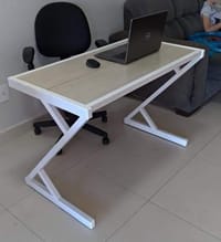 Modern Z-Frame Office Desk | Stylish Computer & Study Table_img_1