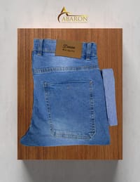 Premium Denim Cargo Pant - Lt Blue_img_1