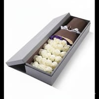 White Roses With Long Box_img_0