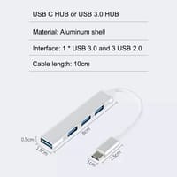 OneTech Type-C USB Hub | 4-Port High-Speed Data & Charging Hub_img_3