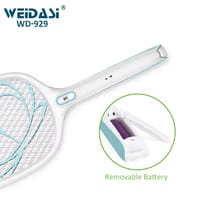 Weidasi WD-929 Mosquito Bat Electric Fly Swatter Led Rechargeable Insect Killer Bat For Household Mosquito Zapper With Hanging Hole_img_1