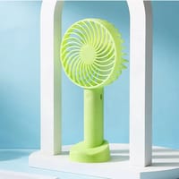 ABjak Rechargeable Mini Fan Portable Fan With Phone Holder - Random Color_img_6
