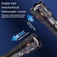 JOYKALY YG-2100 High Power LED Torch | 20W | 1.5KM Zoom | Power Bank | Type-C_img_2