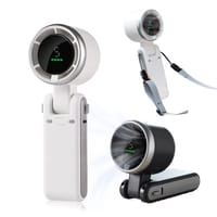 High Speed Handheld Turbo Fan Summer Cooling Rechargeable Mini Fan Foldable Mini Portable Fans_img_0