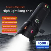 JOYKALY YG-2100 High Power LED Torch | 20W | 1.5KM Zoom | Power Bank | Type-C_img_1