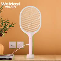 Weidasi WD-959 Mosquito Killing Bat High Effective Rechargeable Bug Zapper Mosquito Killer with LED Lamp Portable Fly Trap for Indoor/Outdoor Camping_img_2