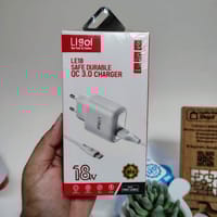 Ligoi LE18 VOOC 18W Fast Charger With QC Fast Charging Cable_img_1