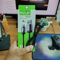 Mytel 100w Braided Fast Charging Cable Data Cable_img_1