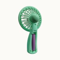 ABjak 002 Rechargeable Mini Fan Portable Fan With LED - Random Color_img_2