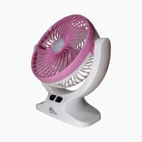 ABjak 2508 Rechargeable Mini Table Fan with LED Light_img_1