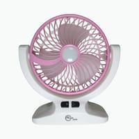 ABjak 2508 Rechargeable Mini Table Fan with LED Light_img_0