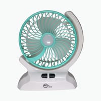 ABjak 2518 Rechargeable Mini Table Fan with LED Light_img_0