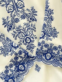 Rayon Cotton Embroidered Kurti with Farshi Pant & GMY Silk Dupatta Set_img_6