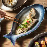 12 inch fish plate-sapphire blue_img_0