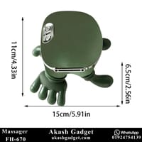 FH-670 Rechargeable Neck and Shoulder Massager with Heat Therapy_img_1