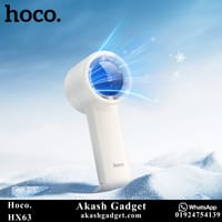 Hoco HX63 Rechargeable Portable Handheld Fan with Digital Display – 2000mAh, 5 Speeds_img_8