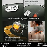 FH-670 Rechargeable Neck and Shoulder Massager with Heat Therapy_img_11