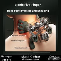 FH-670 Rechargeable Neck and Shoulder Massager with Heat Therapy_img_12