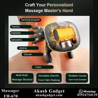 FH-670 Rechargeable Neck and Shoulder Massager with Heat Therapy_img_13