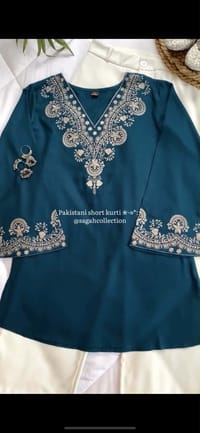 পিওর কটন জরি এমব্রয়ডারি ওয়ান পিস (1 Piece)_img_2