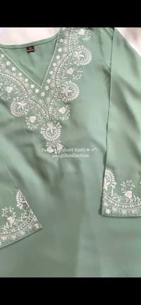 পিওর কটন জরি এমব্রয়ডারি ওয়ান পিস (1 Piece)_img_0