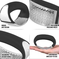 Arc Shaped Garlic Press Crusher With Comfortable Grip_img_3