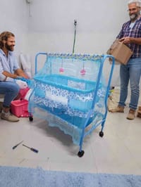 👶 Baby Cradle Swing – Model 733 🛏️_img_2