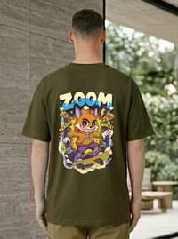 Cool Skateboard Cat Graphic T-Shirt_img_1