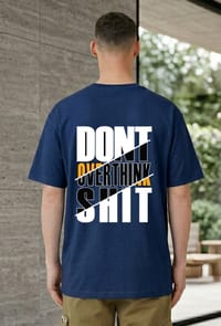 Minimalist Don’t Overthink Graphic T-Shirt_img_2
