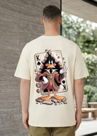 “Daffy Duck King Playing Card Graphic T-Shirt” 👕🂮_img_3