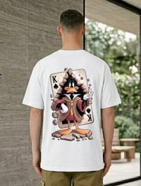 “Daffy Duck King Playing Card Graphic T-Shirt” 👕🂮_img_4