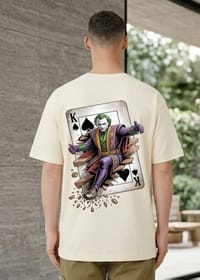 Joker King Card Graphic Printed T-Shirt_img_1