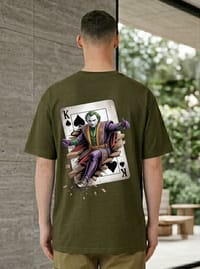 Joker King Card Graphic Printed T-Shirt_img_3