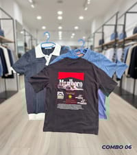 Drop Shoulder T-shirt & Polo T-shirt combo offer_img_4