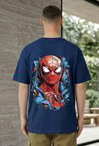 Spider Hero Graphic Back Print T-Shirt_img_3