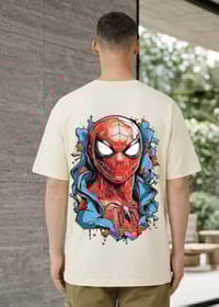 Spider Hero Graphic Back Print T-Shirt_img_4