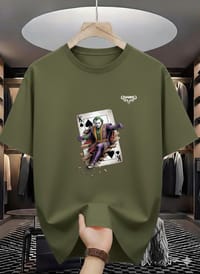 Joker King of Spades Graphic White T-Shirt_img_1