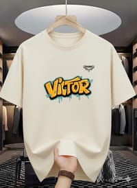 Victor Drip Print Oversized T-Shirt_img_3