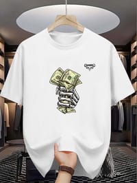 Skeleton Cash Grip Graphic T-Shirt_img_4