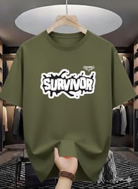Survivor Statement Oversized Drop Shoulder T-Shirt_img_0