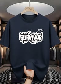 Survivor Statement Oversized Drop Shoulder T-Shirt_img_2